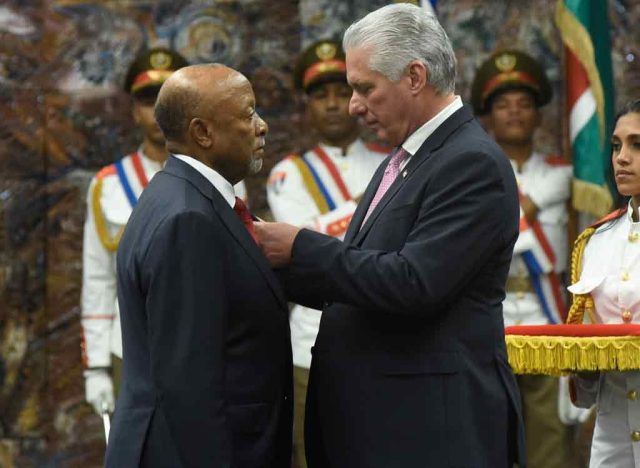 Cuba Honors Namibia’s President with Prestigious Order of Jose Marti