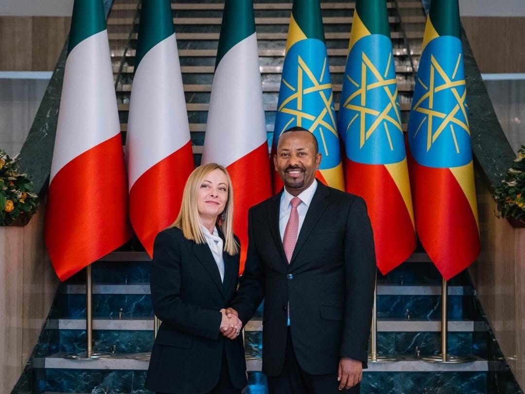 Meloni Visits Ethiopia, Signs Bilateral Cooperation Framework Ahead of UN Food Summit