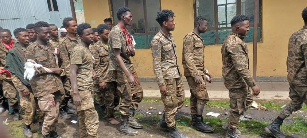 Ethiopian National Defense Forces (ENDF) captured by the The Amhara Fano National Force (AFNF) in 24 September 2025.