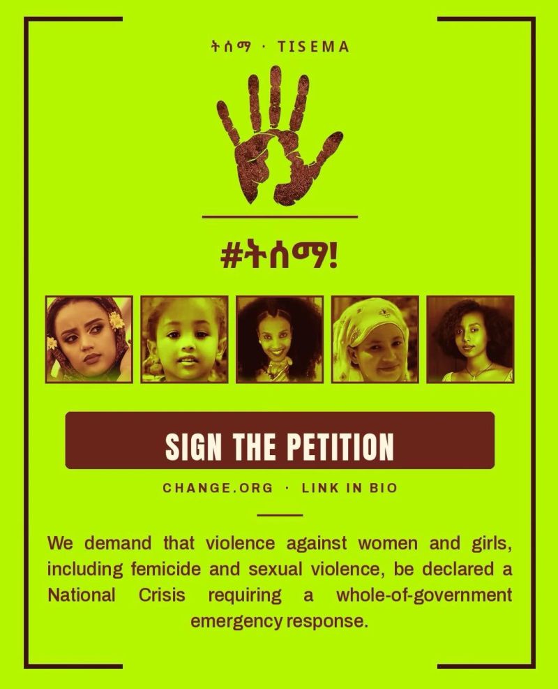 TISEMA- Ethiopia Women Break Silence as Systemic Femicide and Conflict-Driven Sexual Violence Trigger National Outcry