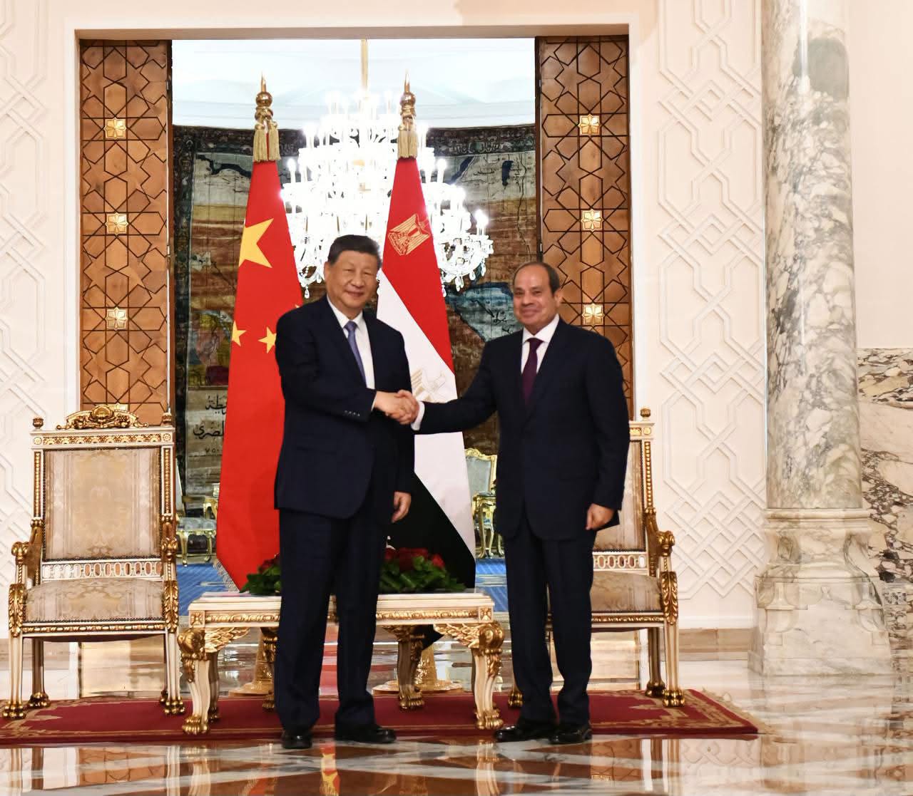 Egypt and China assert Red Sea security belongs to littoral states during Xi's Cairo visit