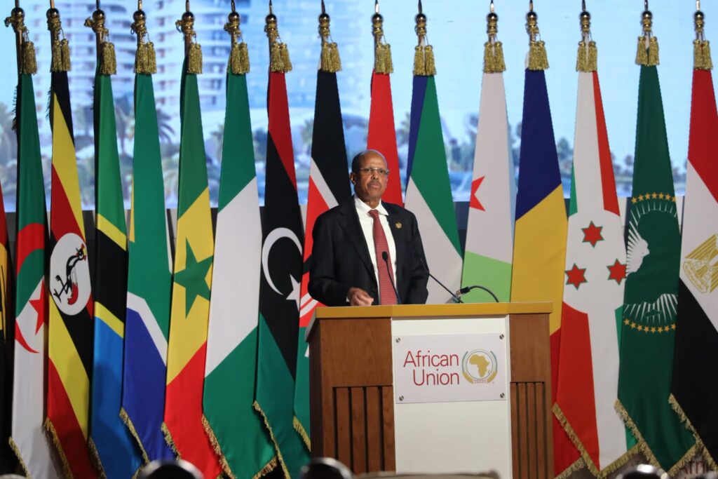 African Union Commission Chairperson Mahmoud Ali Youssouf at 8th AU Mid-Year Coordination Meeting