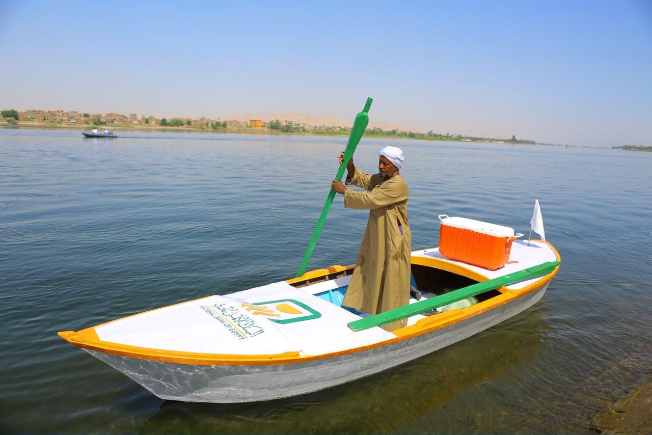 'Livelihood Boats': The National Bank of Egypt equips 100 Luxor fishermen to secure their families' futures